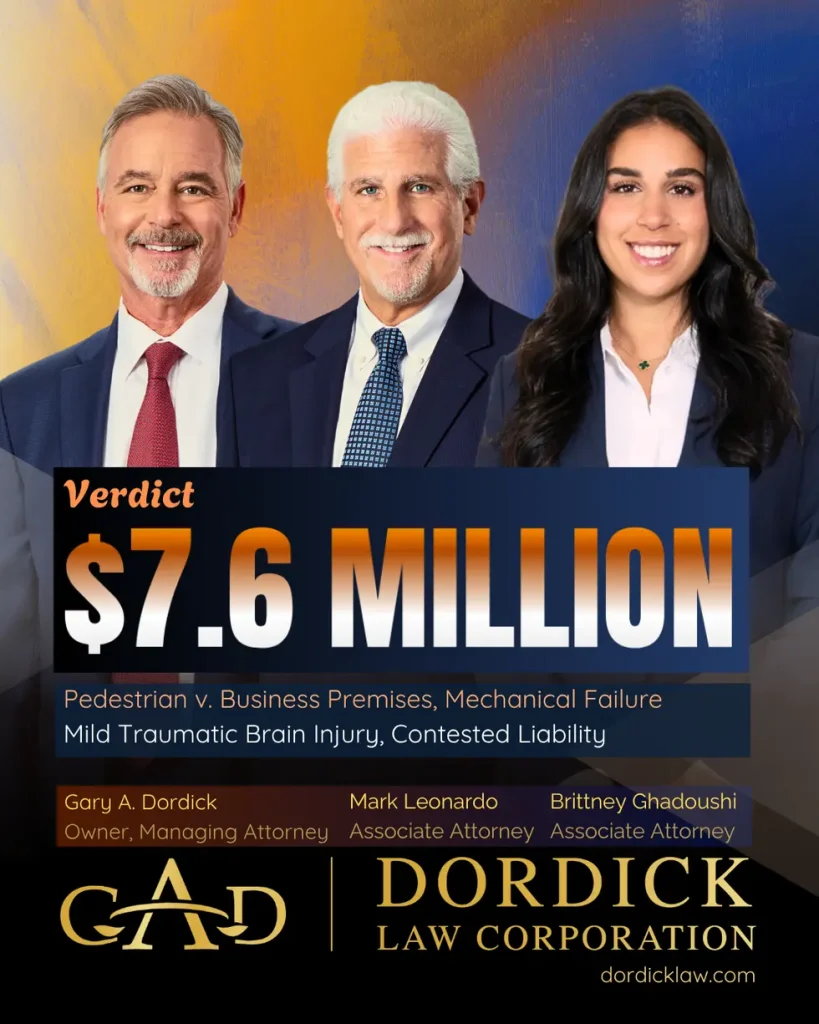 Veredicto: $7.6 Millones Peatón vs Establecimiento Comercial, Falla Mecánica, Lesión Cerebral Traumática Leve, Responsabilidad Impugnada