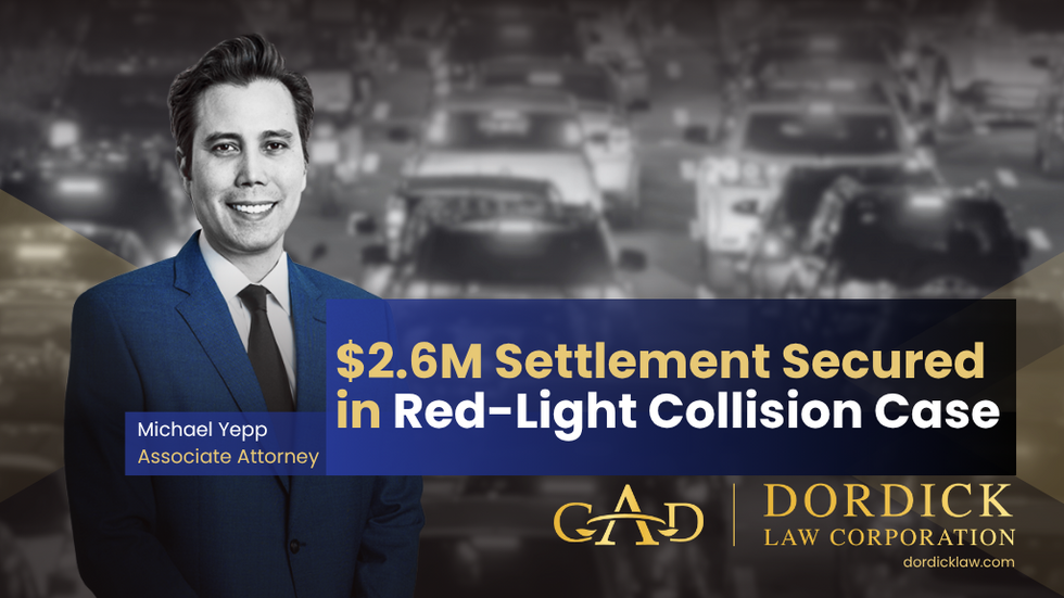 $2.6M Settlement Secured in Red-Light Collision Case