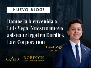 Damos la bienvenida a Luis Vega: Nuestro nuevo asistente legal en [firm-name]
