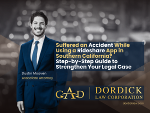 Suffered an Accident While Using a Rideshare App in Southern California? Step-by-Step Guide to Strengthen Your Legal Case