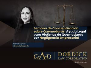 Semana de Concientización sobre Quemaduras: Ayuda Legal para Víctimas de Quemaduras por Negligencia Empresarial