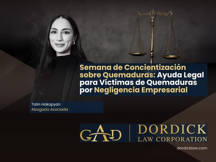 Semana de Concientización sobre Quemaduras: Ayuda Legal para Víctimas de Quemaduras por Negligencia Empresarial