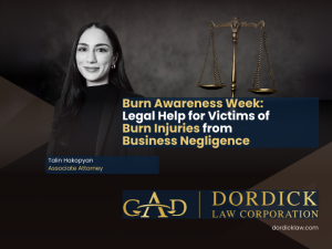 Burn Awareness Week: Legal Help for Victims of Burn Injuries from Business Negligence.