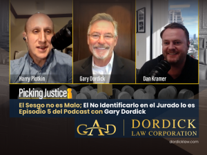 El Sesgo no es Malo; El No Identificarlo en el Jurado lo es—Gary A. Dordick