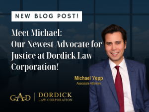 Meet Michael: Our Newest Advocate for Justice at [firm-name]!