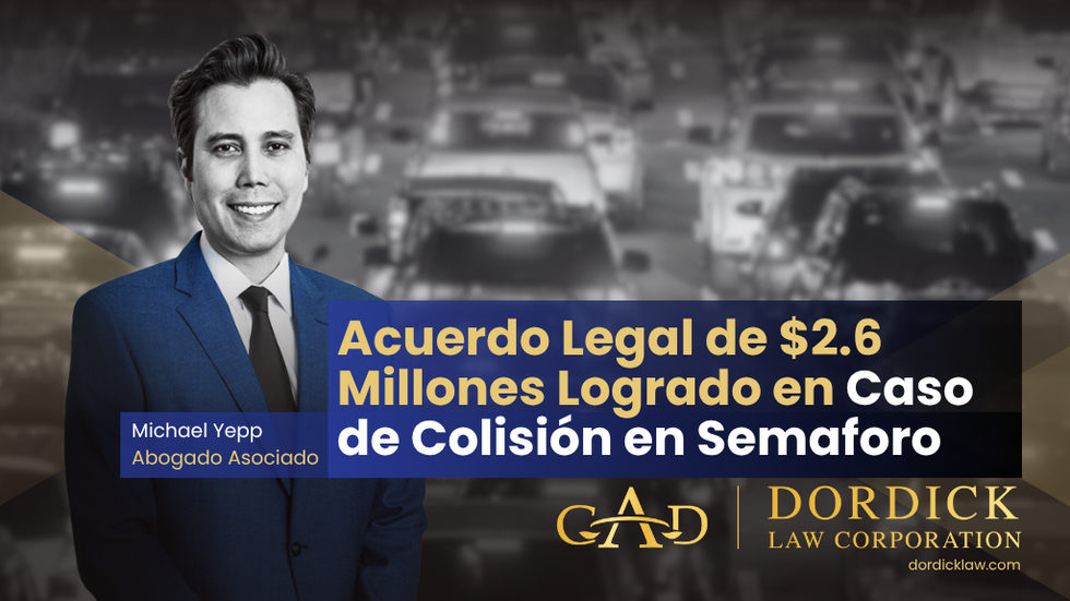 Acuerdo Legal de $2.6 Millones Logrado en Caso de Colisión en Semaforo