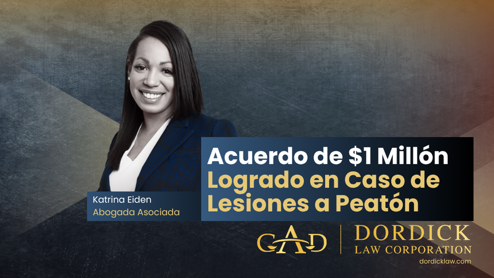 Acuerdo de $1 Millón Logrado en Caso de Lesión Peatonal
