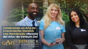 Celebrando un año de crecimiento: Dordick Law nombrado «Novato del Año» de Verbum Dei