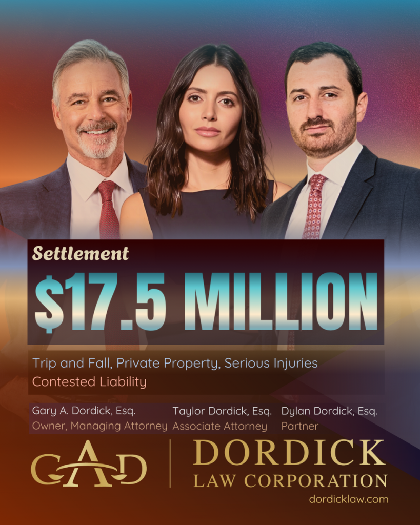 $17.5 Million Trip and Fall, Private Property, Serious Injuries Contested Liability