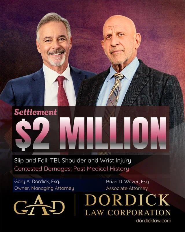 Acuerdo de $2 Millones Resbalón y Caída: LCT, Lesión en Hombro y Muñeca