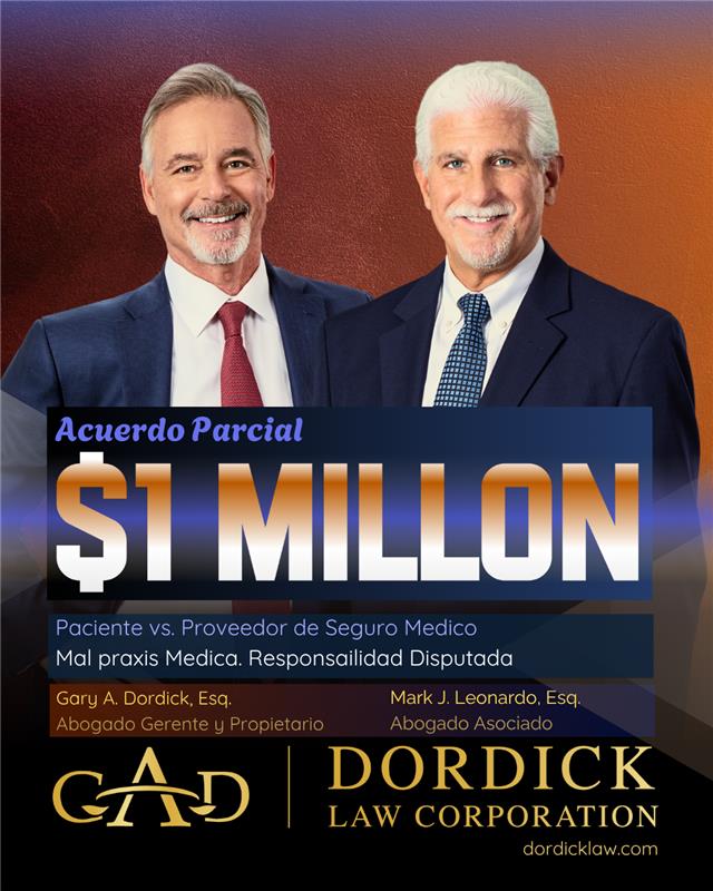 Acuerdo Parcial de $1 Millón: Negligencia Médica