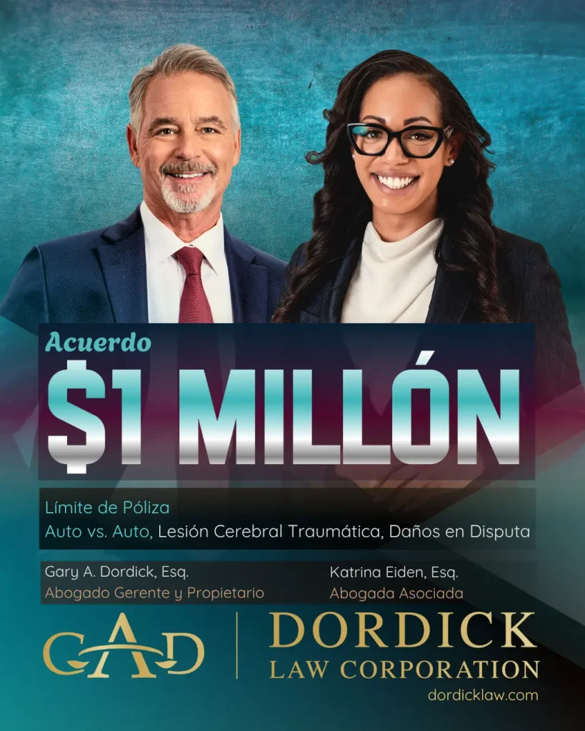 Acuerdo de $1 Millón: Auto vs Auto, Lesión Cerebral Traumática, Daños en Disputa