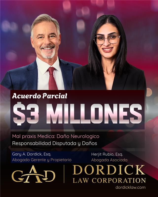 Acuerdo Parcial de $3 Millones: Negligencia Médica – Daño Neurológico