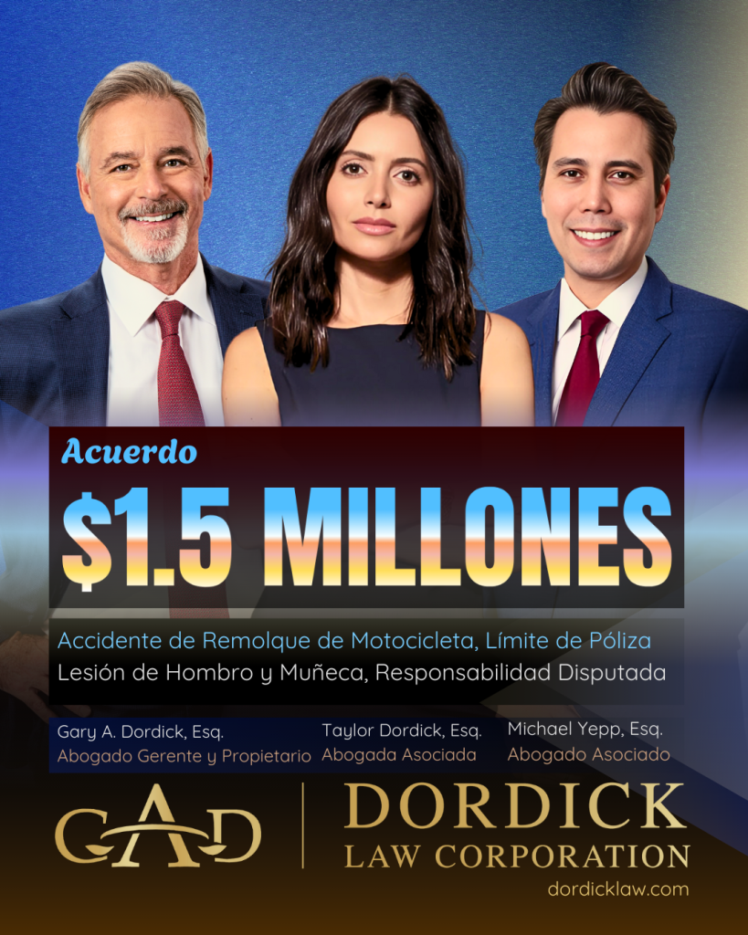 Acuerdo de $1.5 Millones: Accidente de Remolque de Motocicleta, Responsabilidad Disputada