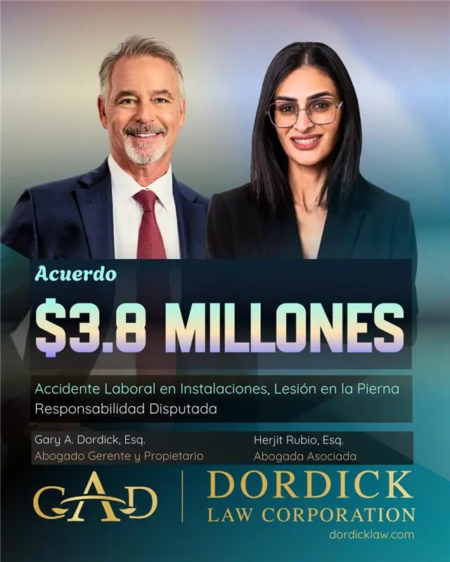 3.8M Settlement Herjit Rubio Gary Dordick Law