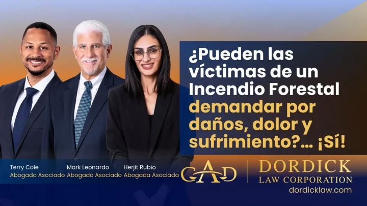 ¿Pueden las víctimas de incendios forestales demandar por daños, dolor y sufrimiento?… ¡Sí!