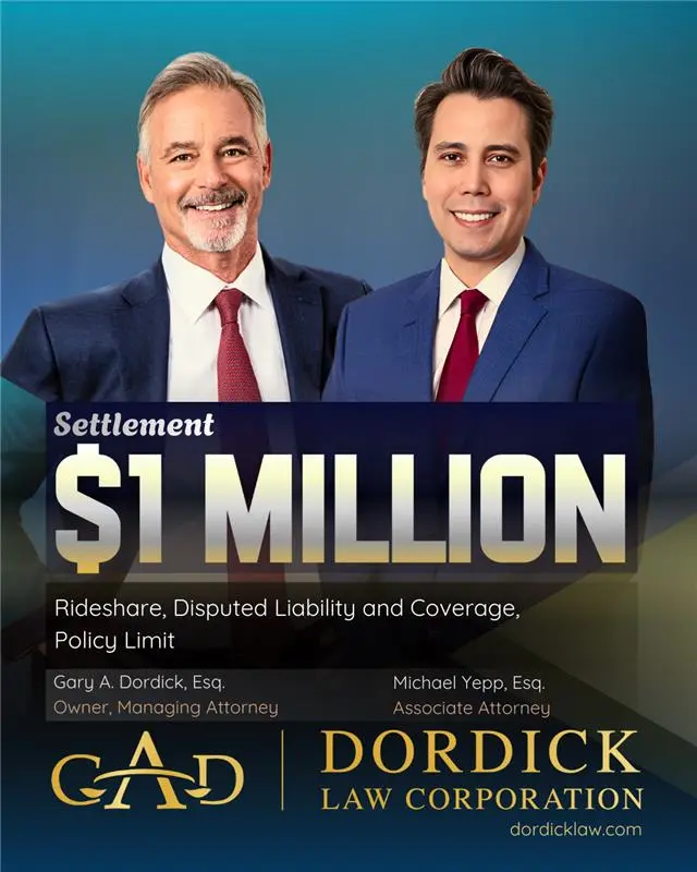 1 Million Settlement Michael Yepp Gary Dordick Law
