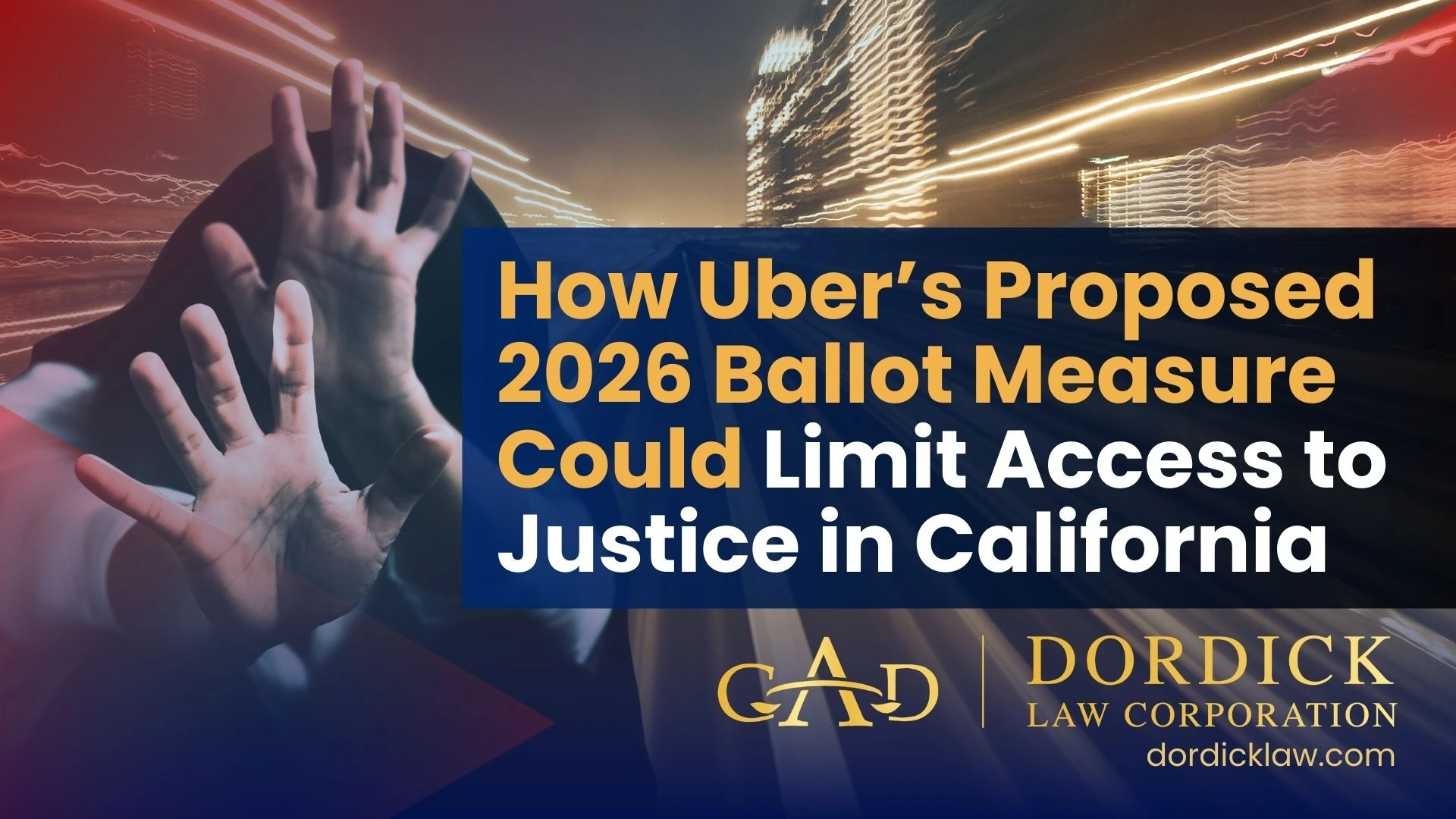 How Uber’s Proposed 2026 Ballot Measure Could Limit Access to Justice ...