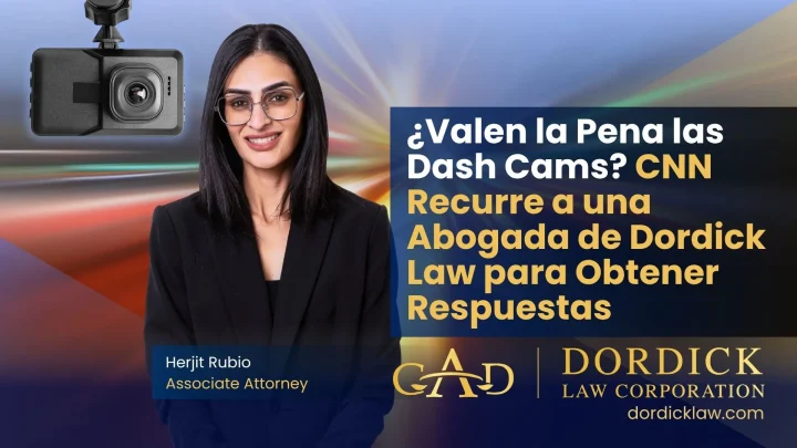 ¿Valen la Pena las Dash Cams? CNN Recurre a una Abogada de Dordick Law para Obtener Respuestas