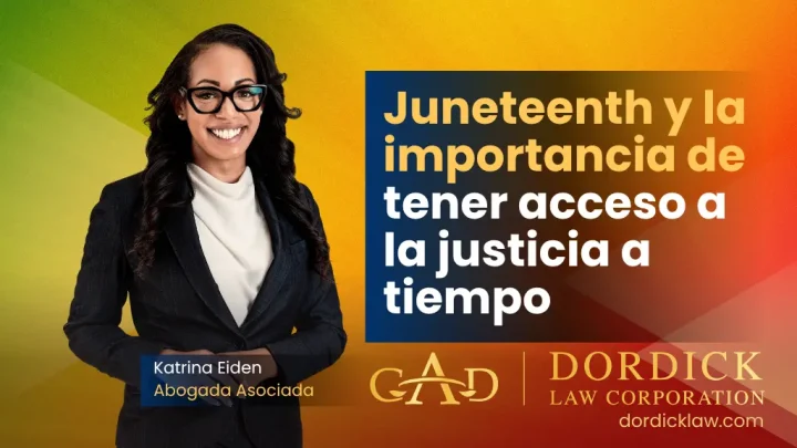 Juneteenth y la Importancia de Tener Acceso a la Justicia a Tiempo
